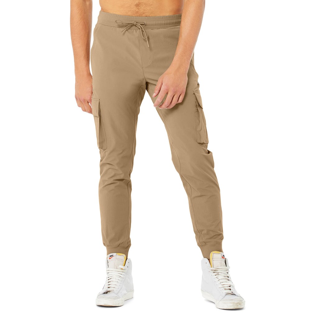 Pantalones Alo Yoga Cargo Division Field Hombre Beige | IHJZ49035