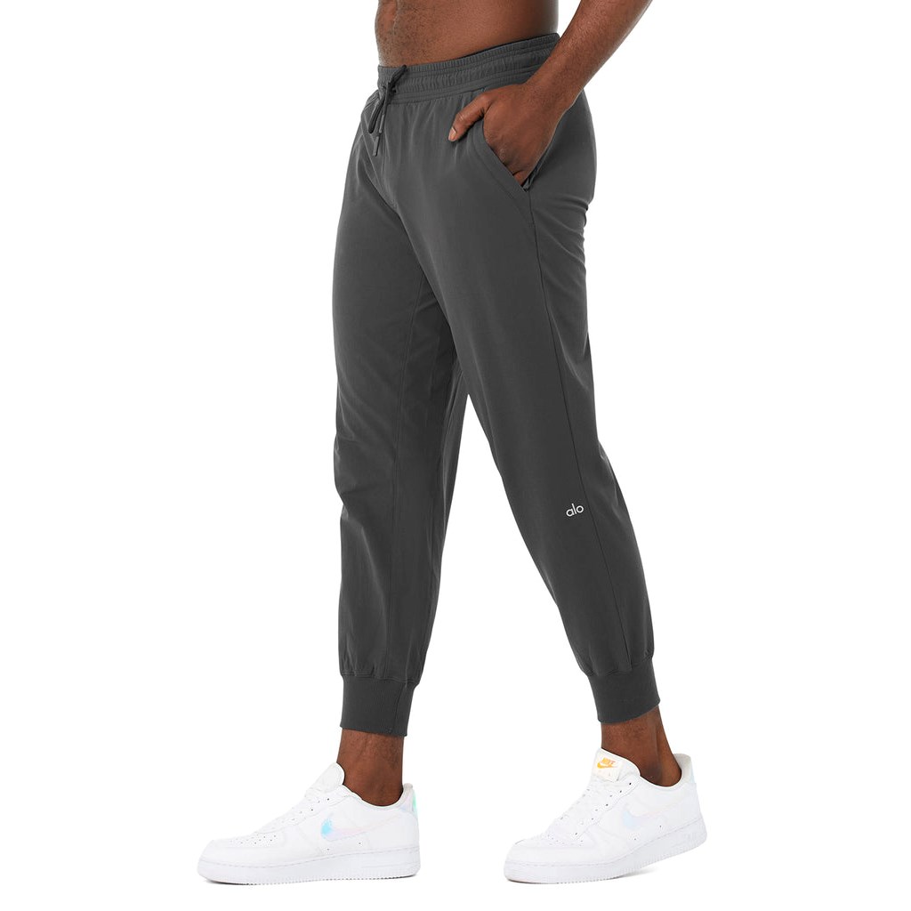 Pantalones Alo Yoga Co-Op 7/8 Hombre Grises | ACZS26714