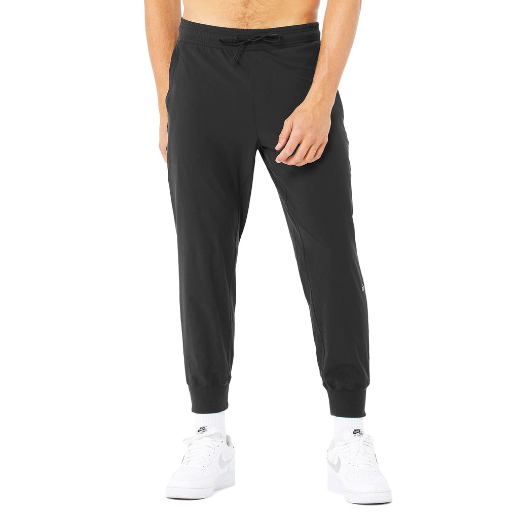 Pantalones Alo Yoga Co-Op 7/8 Hombre Negros | CWDP05148