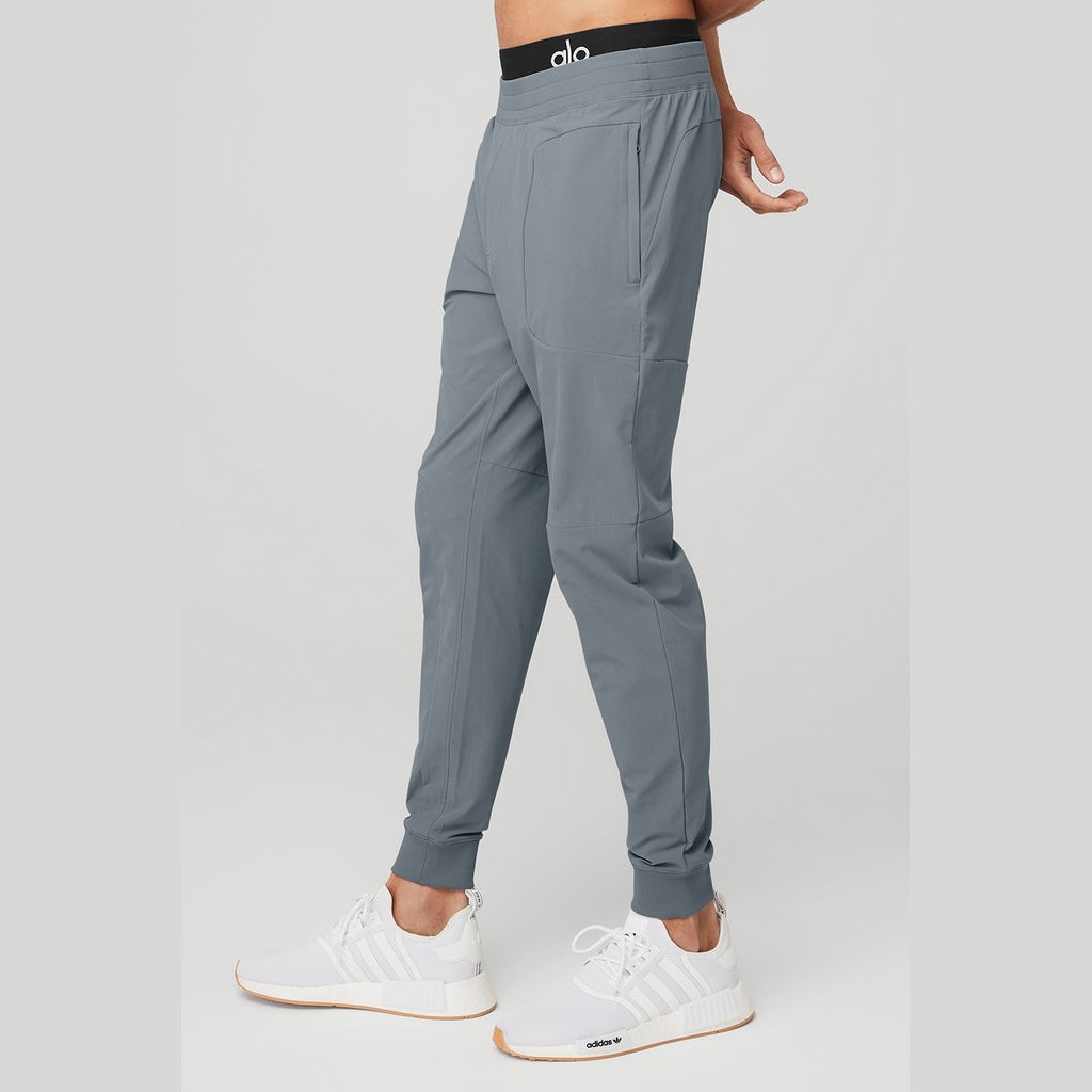 Pantalones Alo Yoga Co-Op Hombre Azules | IGJF38914