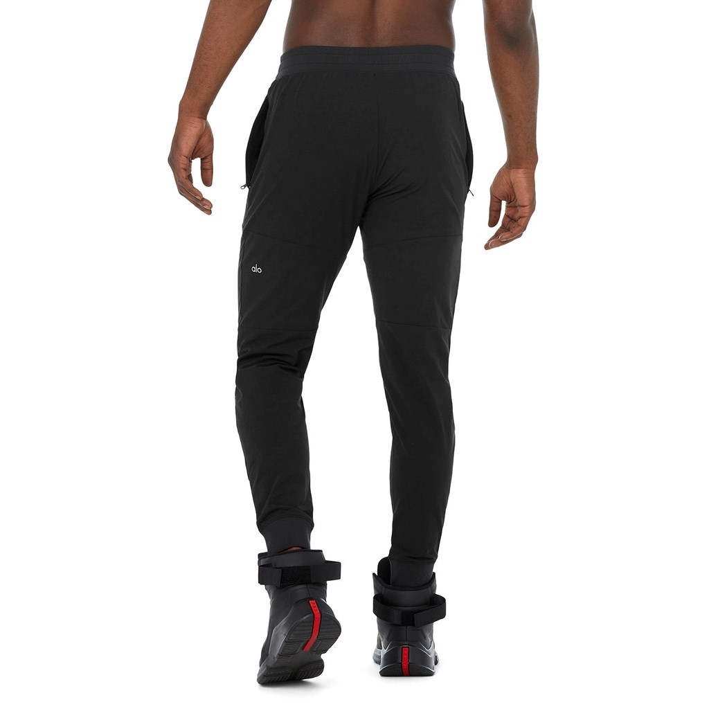 Pantalones Alo Yoga Co-Op Hombre Negros | PQWD14725