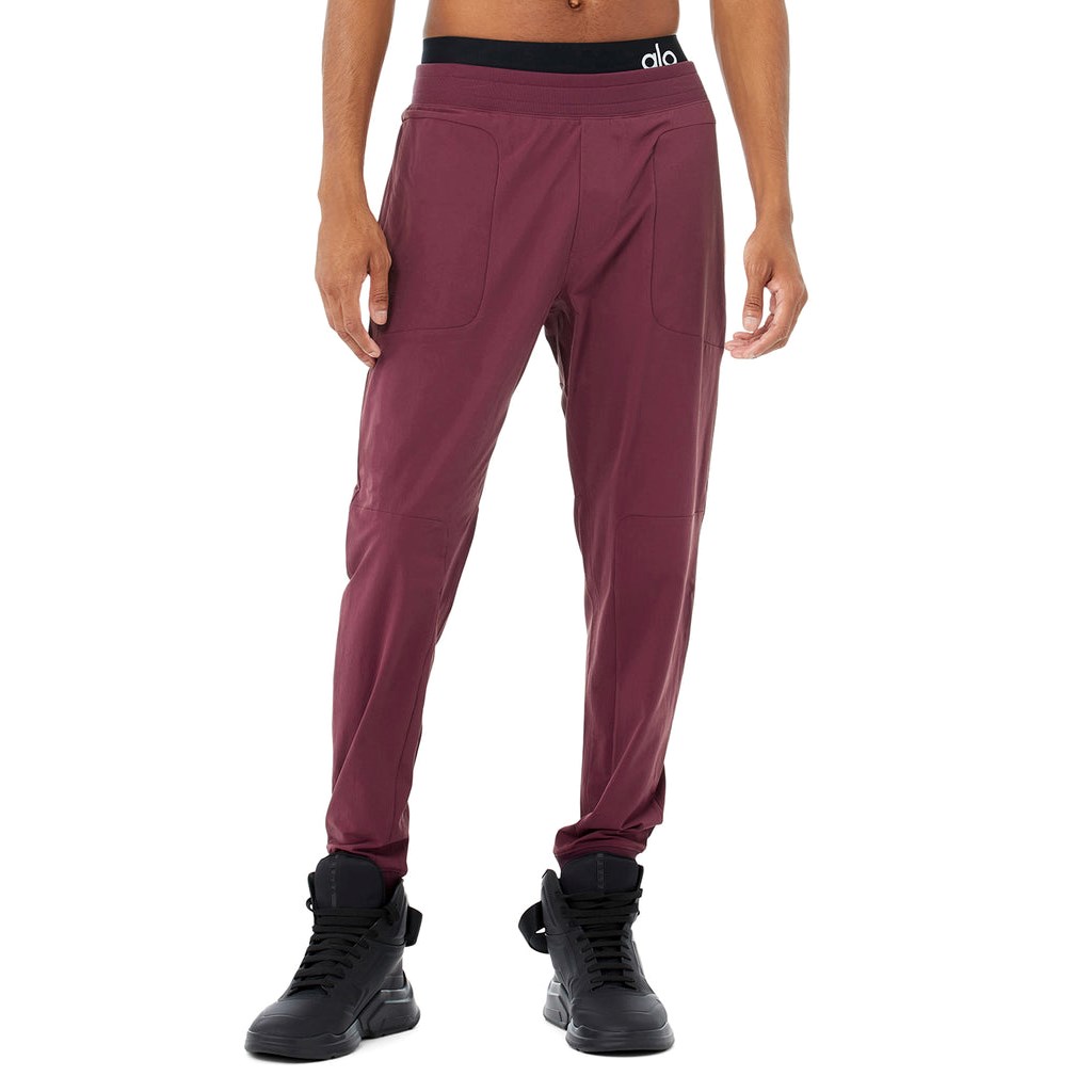 Pantalones Alo Yoga Co-Op Hombre Rojos | HLCO19630