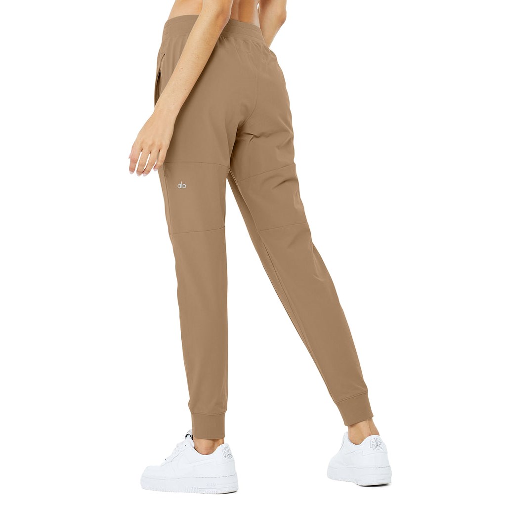 Pantalones Alo Yoga Co-Op Mujer Beige | PVAF89472
