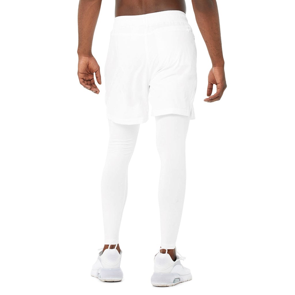 Pantalones Alo Yoga Estabilidade 2-In-1 Hombre Blancos | AWKP06278