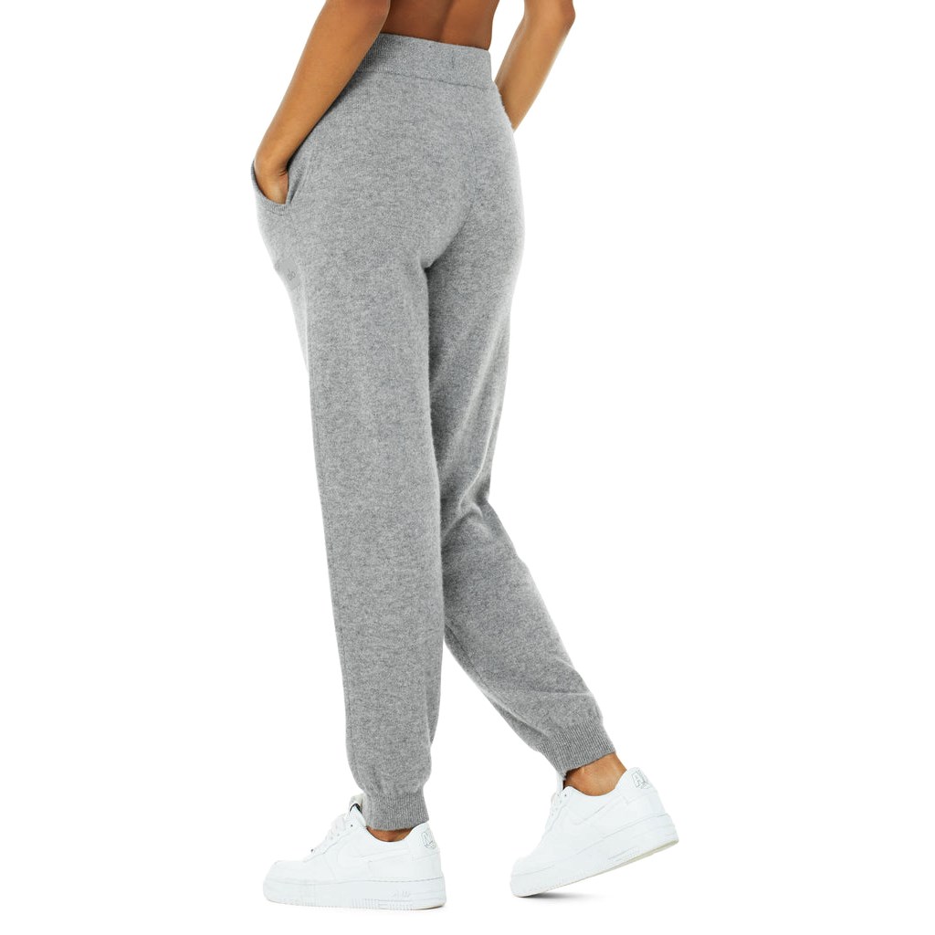 Pantalones Alo Yoga High-Cintura Cashmere Jet Set Mujer Grises | PNET06237