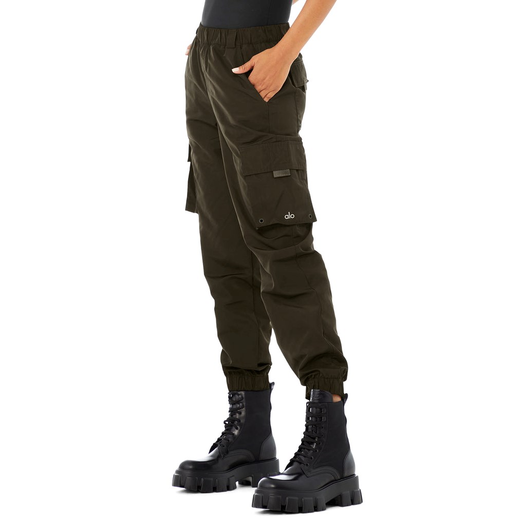 Pantalones Alo Yoga It Girl Mujer Verdes | NYTK78195
