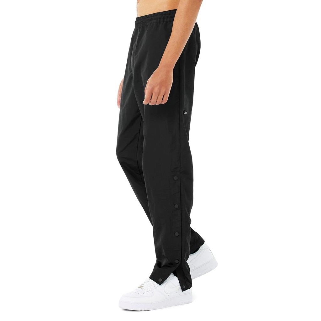 Pantalones Alo Yoga Legend Snap Hombre Negros | ALIV83702