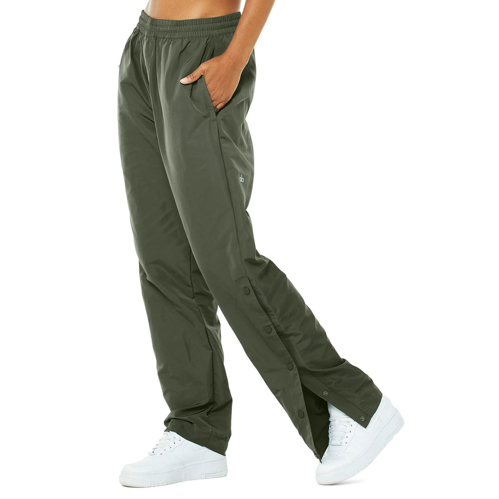 Pantalones Alo Yoga Legend Snap Mujer Verdes | MVFU97162