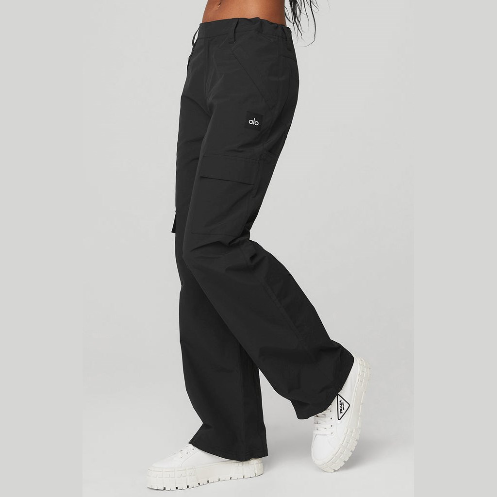 Pantalones Alo Yoga The Edge Trouser Mujer Negros | UBWN78306