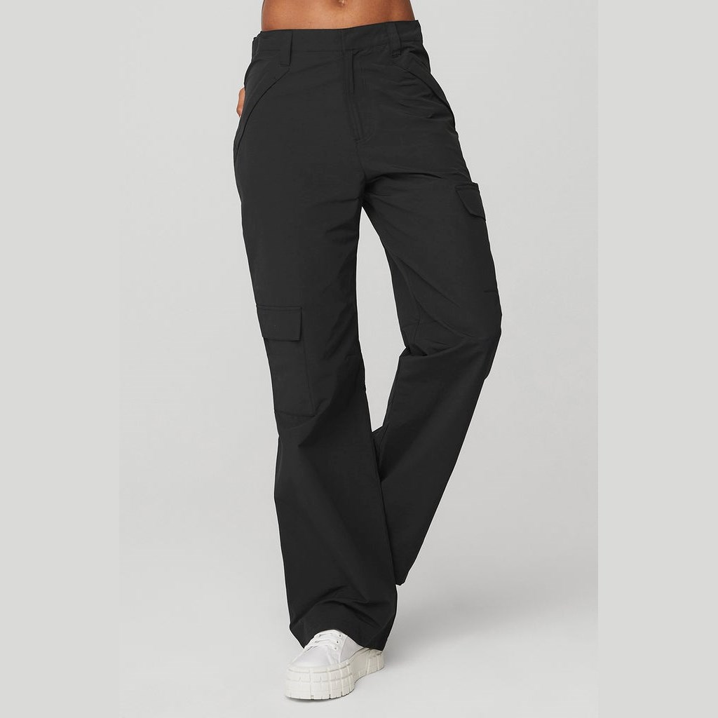 Pantalones Alo Yoga The Edge Trouser Mujer Negros | UBWN78306