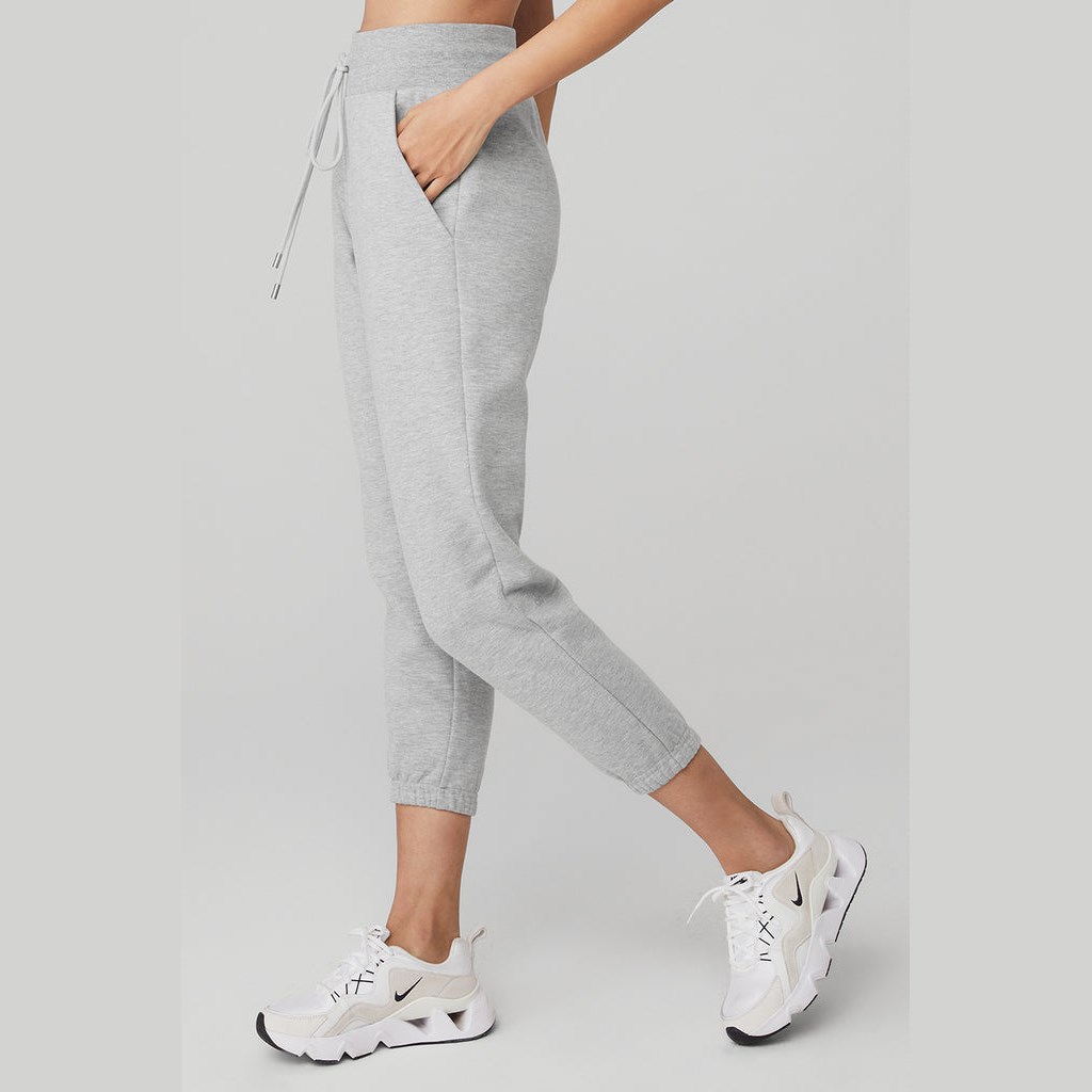 Pantalones Deportivos Alo Yoga 7/8 Easy Mujer Grises | ADBS84730