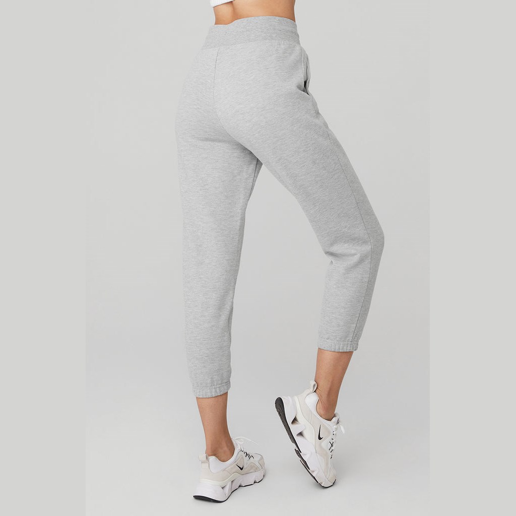 Pantalones Deportivos Alo Yoga 7/8 Easy Mujer Grises | ADBS84730