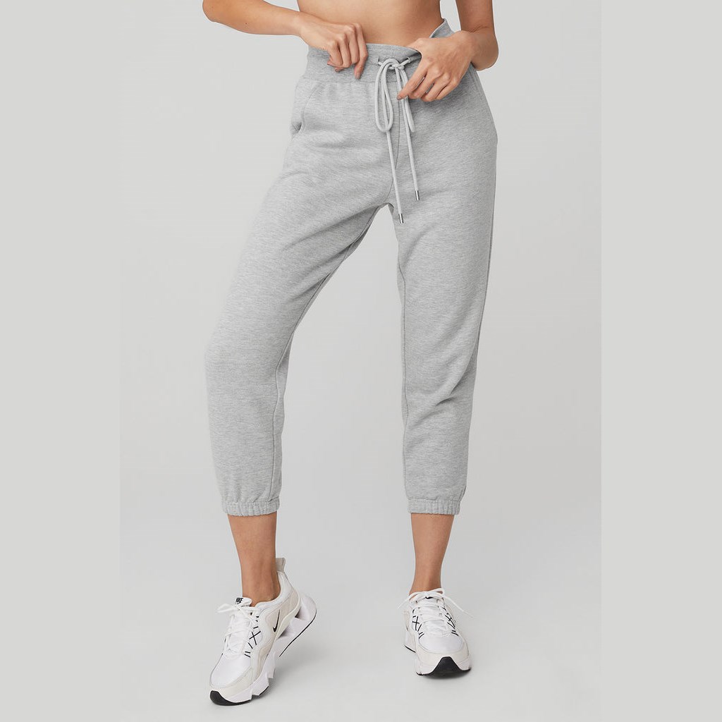 Pantalones Deportivos Alo Yoga 7/8 Easy Mujer Grises | ADBS84730