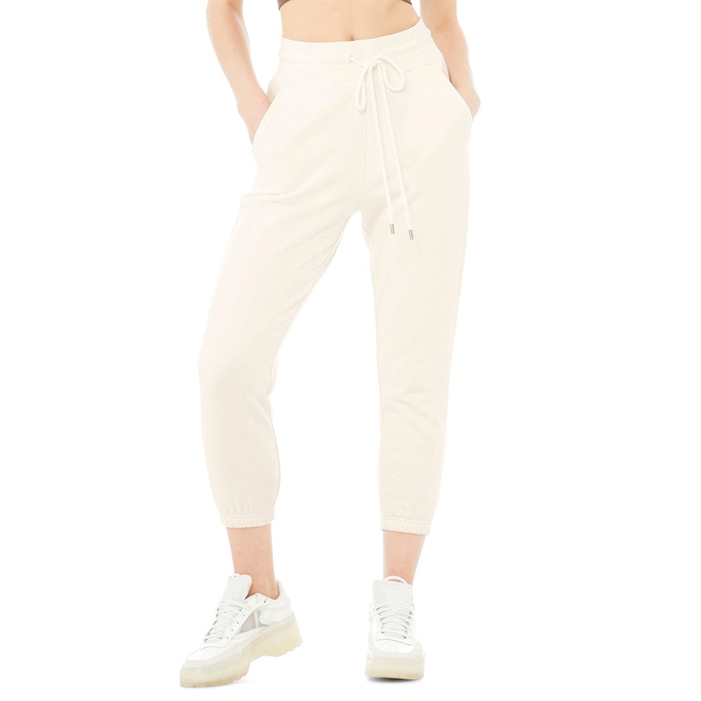 Pantalones Deportivos Alo Yoga 7/8 Easy Mujer Blancos | UHST97142