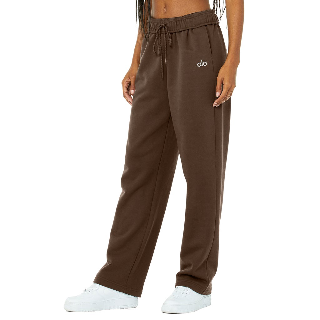 Pantalones Deportivos Alo Yoga Accolade Straight Leg Mujer Marrom | BFWH61702