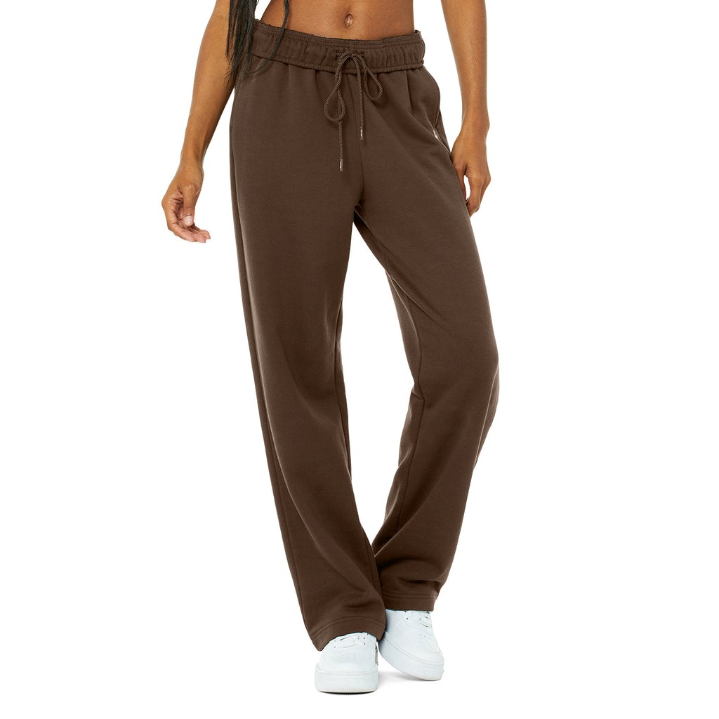 Pantalones Deportivos Alo Yoga Accolade Straight Leg Mujer Marrom | BFWH61702