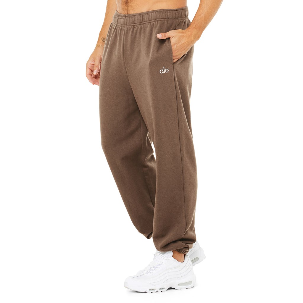 Pantalones Deportivos Alo Yoga Accolade Hombre Marrom | DGRM95786