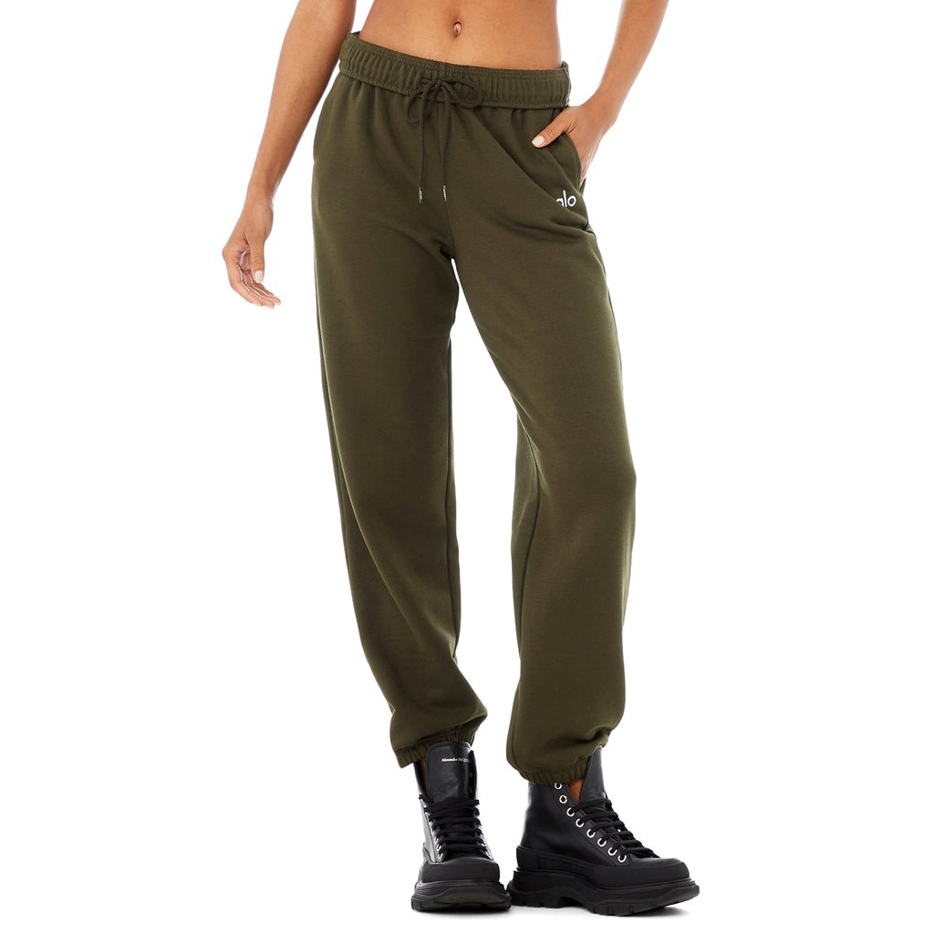 Pantalones Deportivos Alo Yoga Accolade Mujer Verdes | EXTA81260