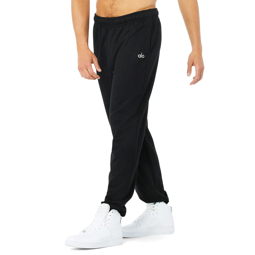 Pantalones Deportivos Alo Yoga Accolade Hombre Negros | MCGJ70293