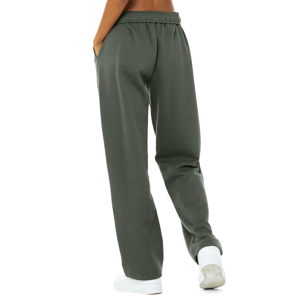 Pantalones Deportivos Alo Yoga Accolade Straight Leg Mujer Verdes | PSJX51360