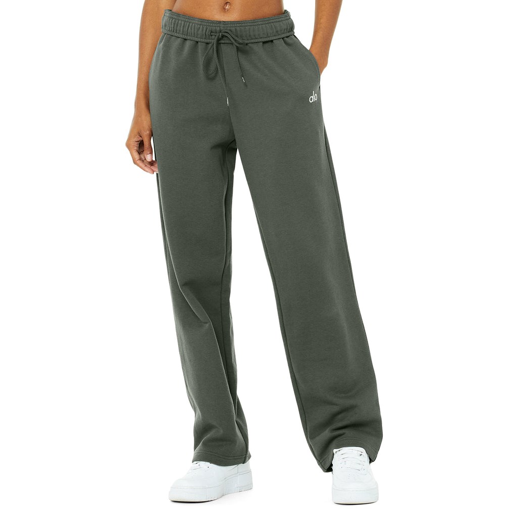 Pantalones Deportivos Alo Yoga Accolade Straight Leg Mujer Verdes | PSJX51360