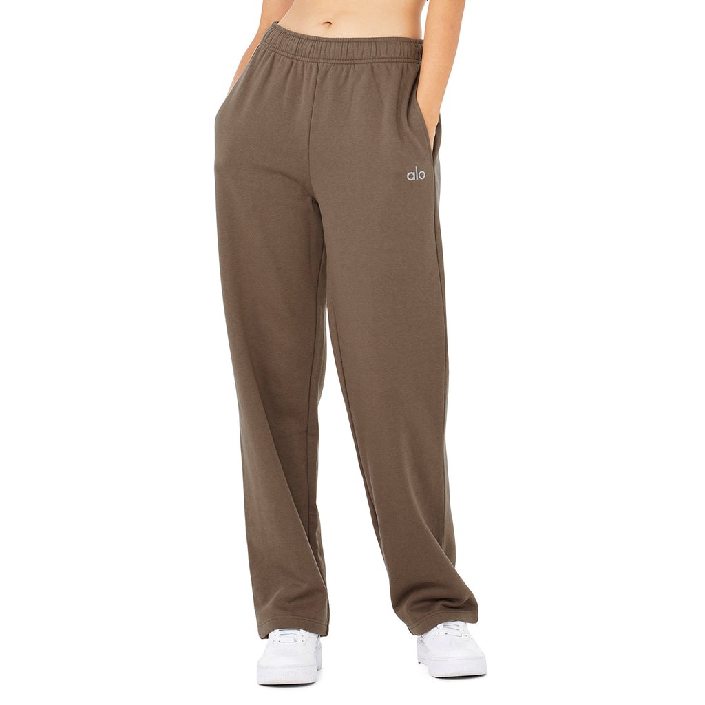Pantalones Deportivos Alo Yoga Accolade Straight Leg Mujer Marrom | UHTL20917