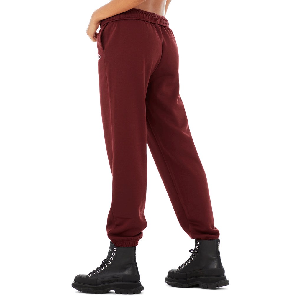 Pantalones Deportivos Alo Yoga Accolade Mujer Rojos | UQFS20138