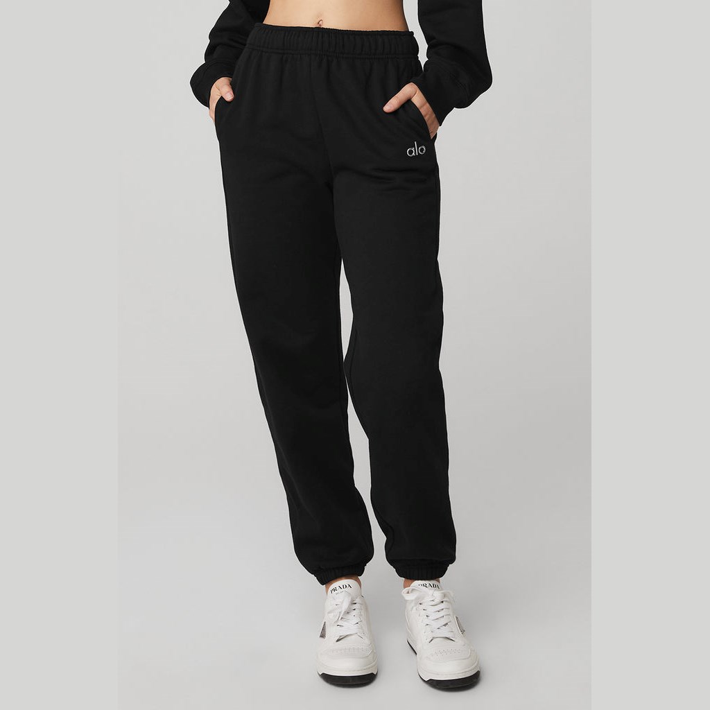 Pantalones Deportivos Alo Yoga Accolade Mujer Negros | YBLZ30568