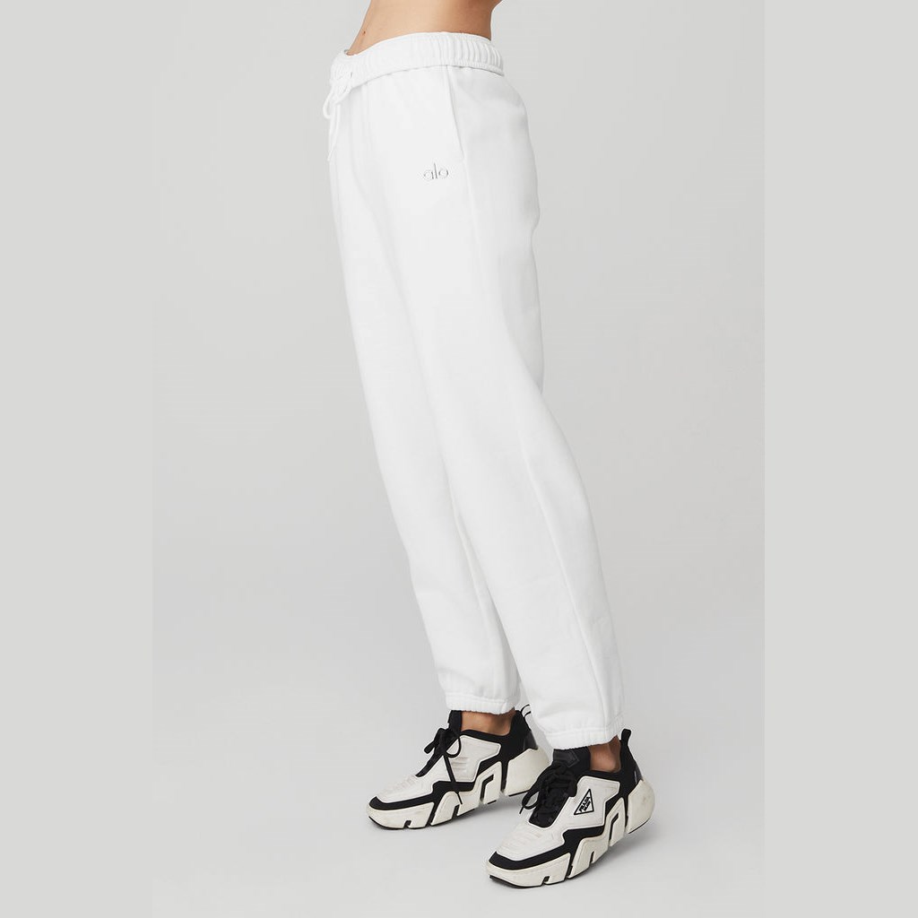 Pantalones Deportivos Alo Yoga Accolade Mujer Blancos | YBTR91468