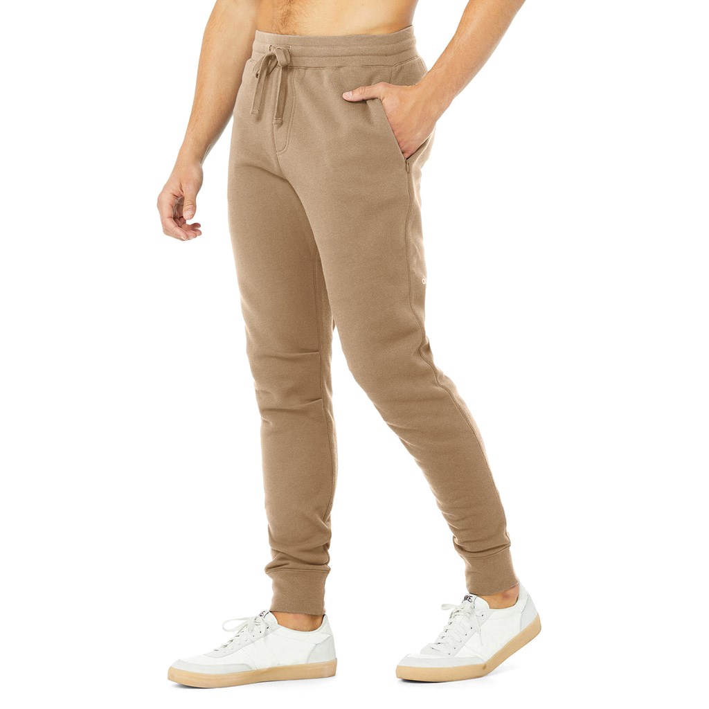 Pantalones Deportivos Alo Yoga Baseline Hombre Beige | JYDQ28675