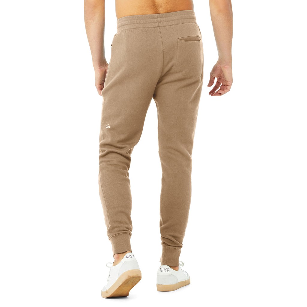 Pantalones Deportivos Alo Yoga Baseline Hombre Beige | JYDQ28675