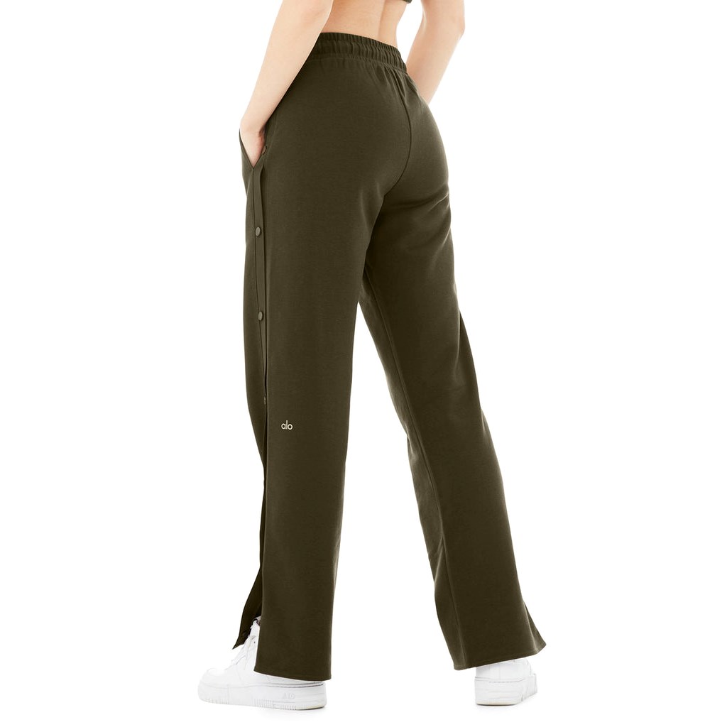 Pantalones Deportivos Alo Yoga Courtside Tearaway Snap Mujer Verdes | BDGU10284