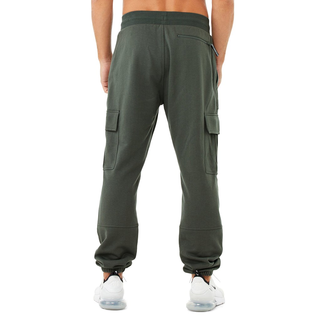 Pantalones Deportivos Alo Yoga Highline Cargo Hombre Verdes | JBCY83907