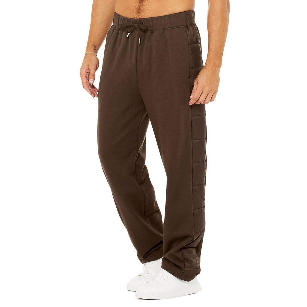 Pantalones Deportivos Alo Yoga Mash Up Hombre Marrom | AVYK26378