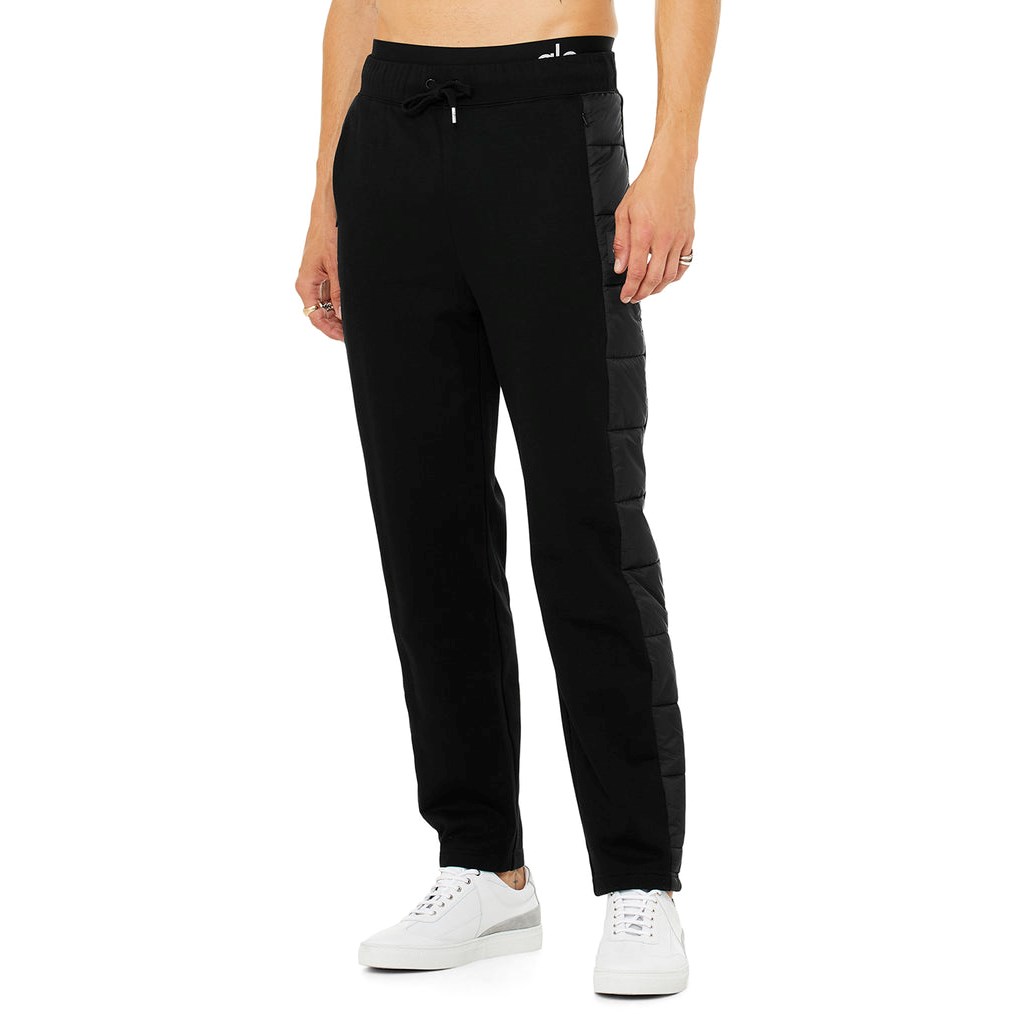 Pantalones Deportivos Alo Yoga Mash Up Hombre Negros | MFKC70951