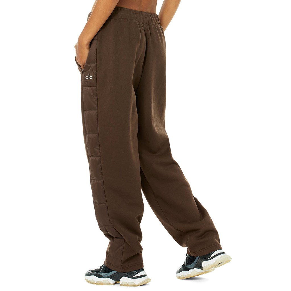 Pantalones Deportivos Alo Yoga Mash Up Mujer Marrom | SHJT82534