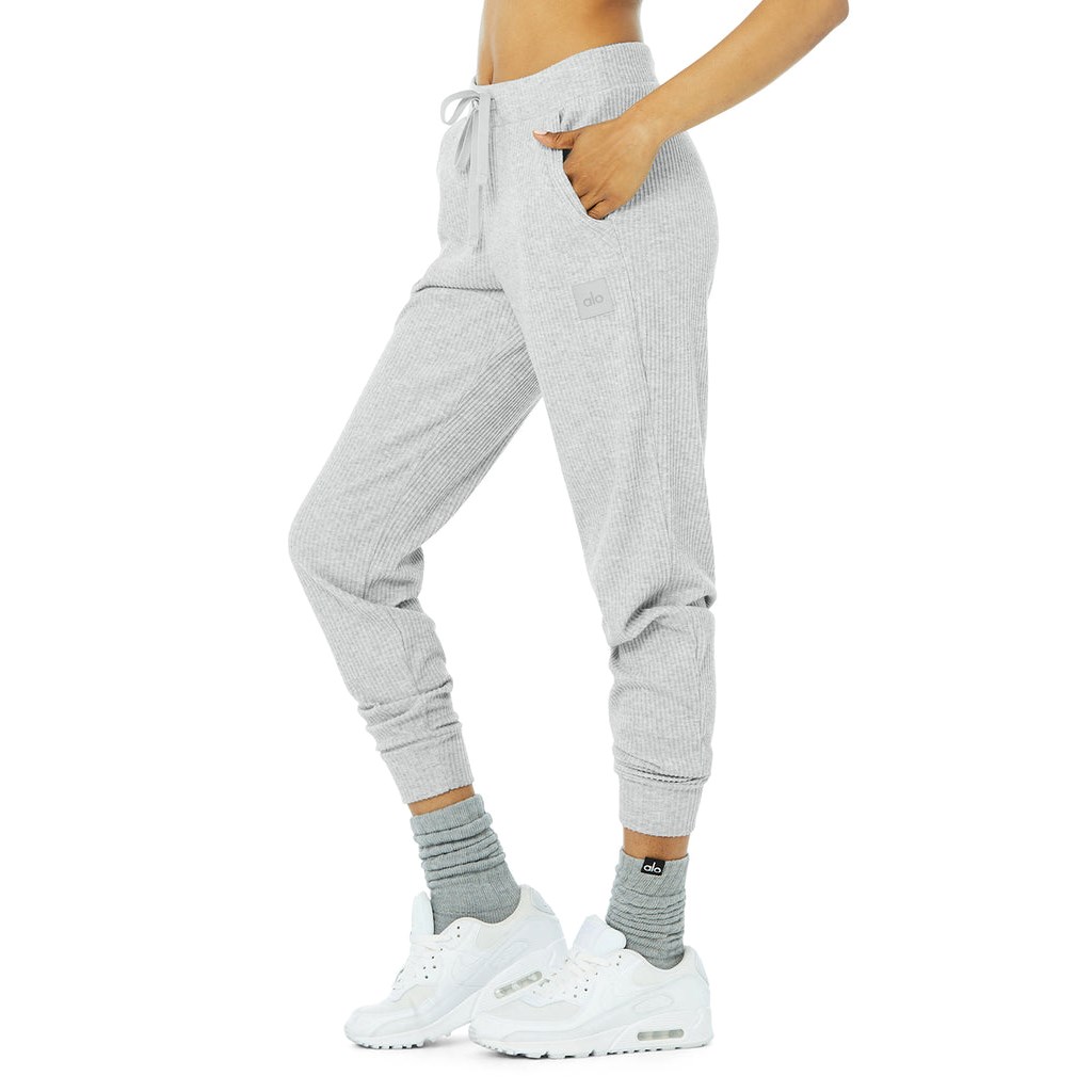Pantalones Deportivos Alo Yoga Muse Mujer Grises | IZVR64037