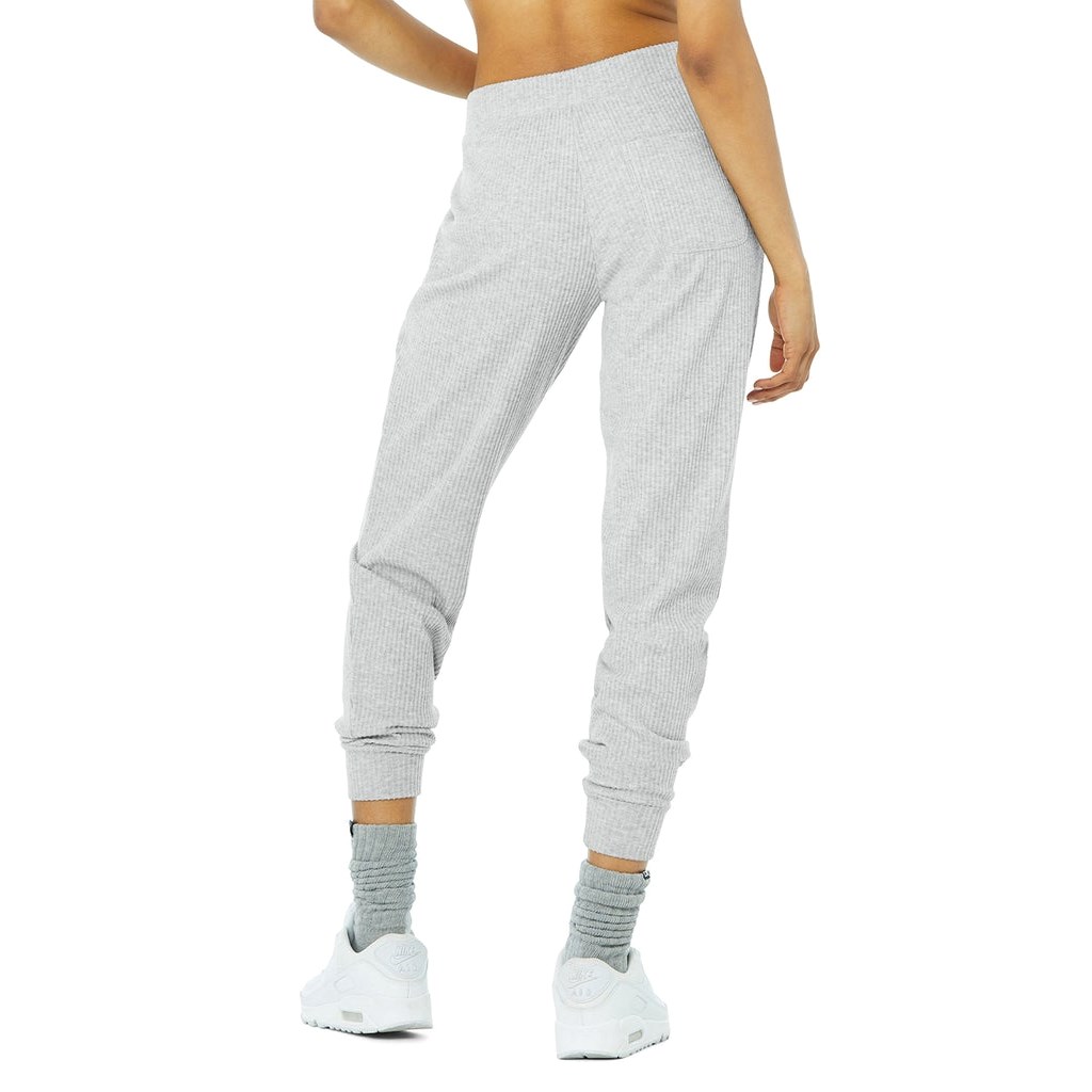 Pantalones Deportivos Alo Yoga Muse Mujer Grises | IZVR64037