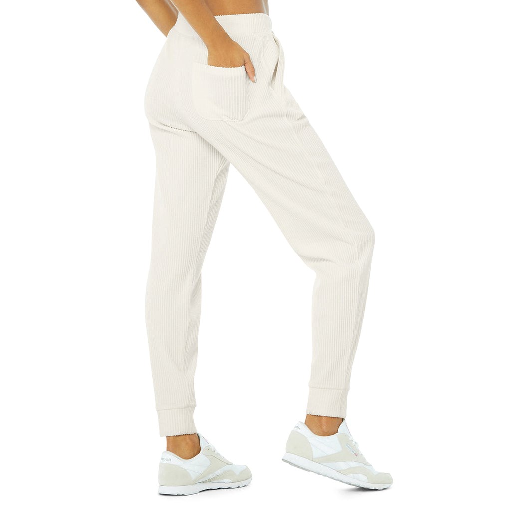 Pantalones Deportivos Alo Yoga Muse Mujer Blancos | PLWV64829