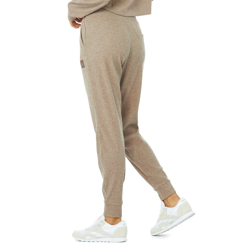Pantalones Deportivos Alo Yoga Muse Mujer Beige | PXAJ14732