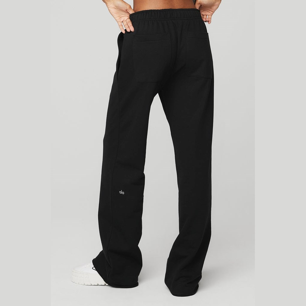 Pantalones Deportivos Alo Yoga Puddle Mujer Negros | UHML94608
