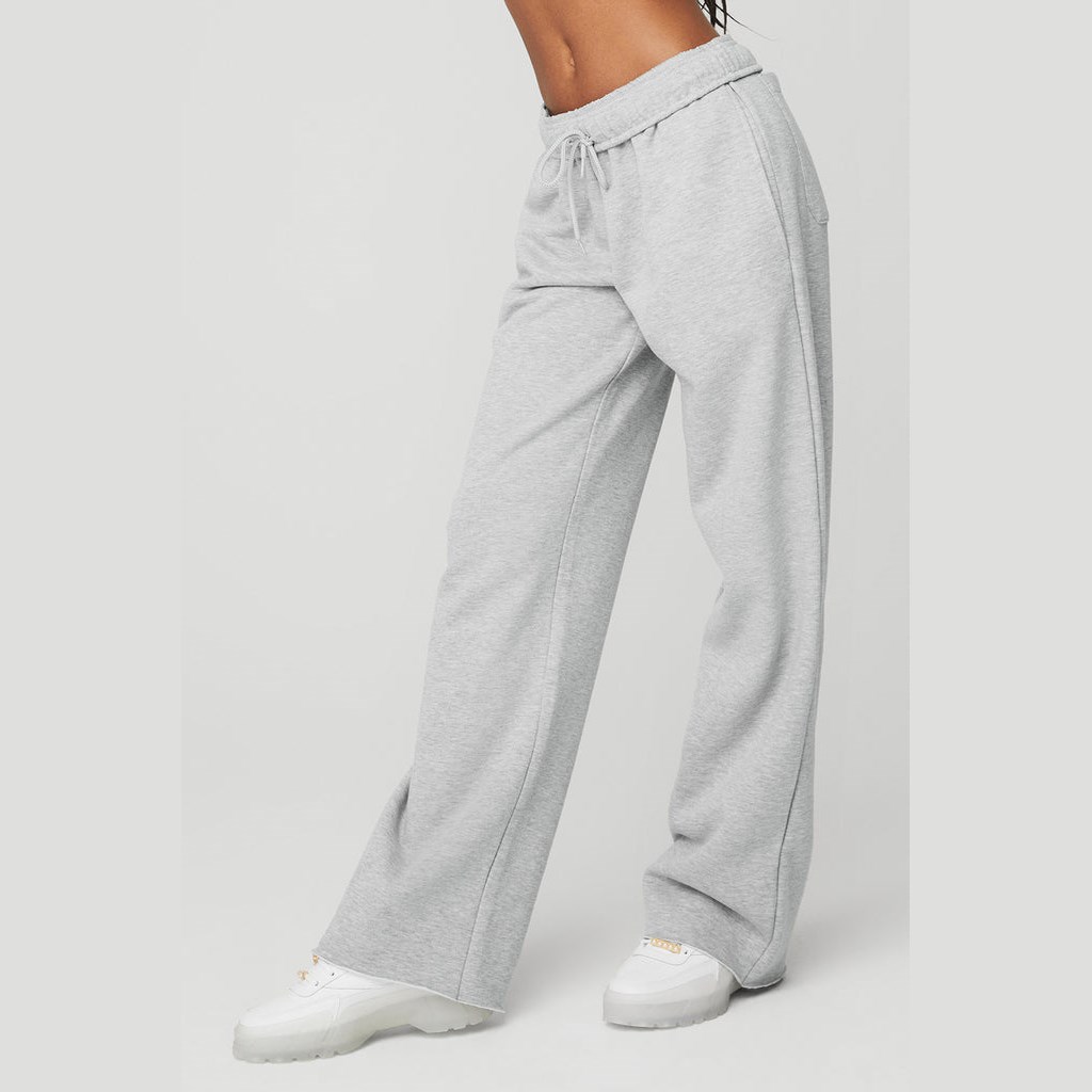 Pantalones Deportivos Alo Yoga Puddle Mujer Grises | ZRLP47130