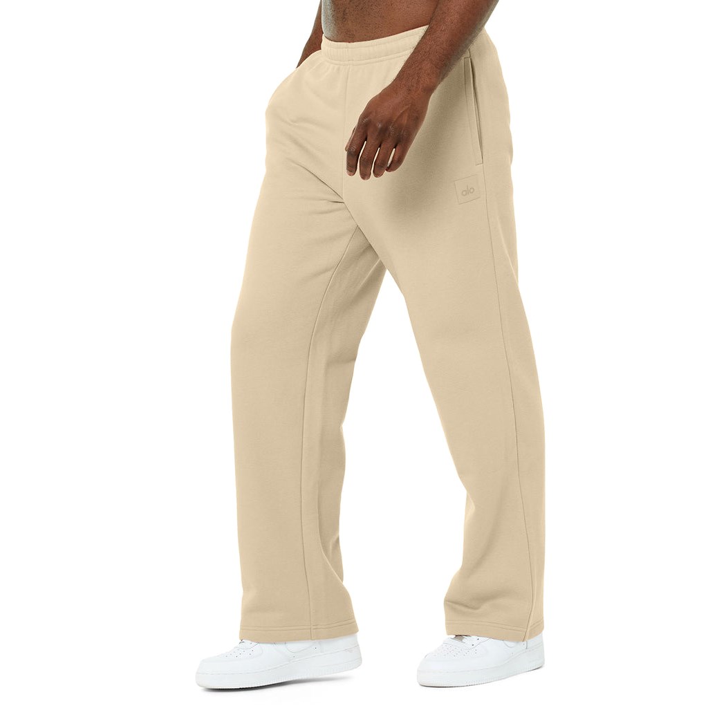 Pantalones Deportivos Alo Yoga Renown Hombre Beige | DAGV09375