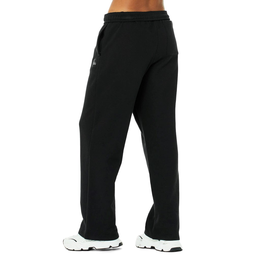 Pantalones Deportivos Alo Yoga Renown Mujer Negros | LGNO40286