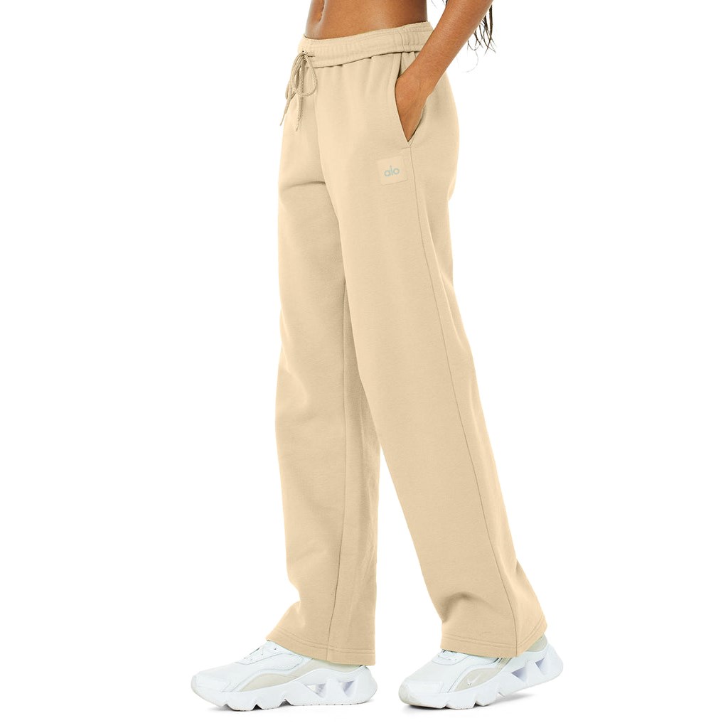 Pantalones Deportivos Alo Yoga Renown Mujer Beige | OJRX57623
