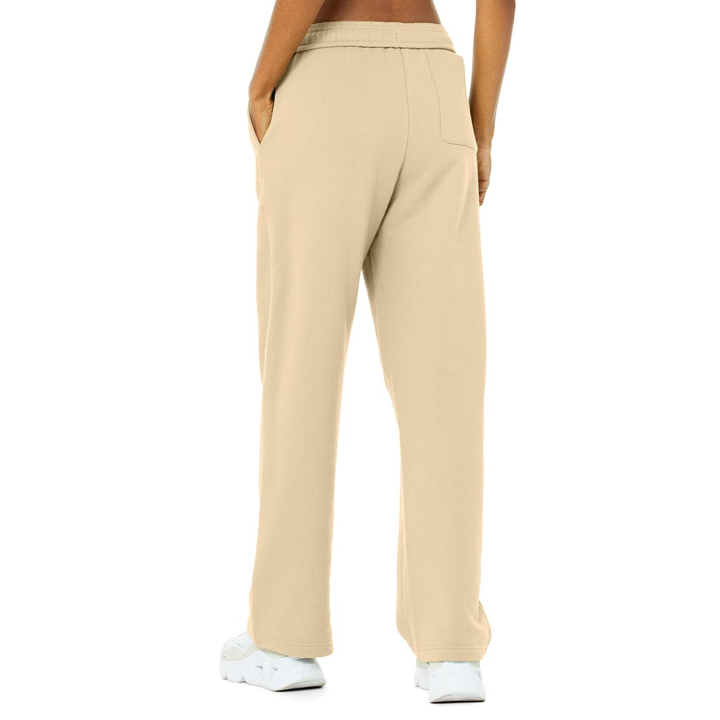Pantalones Deportivos Alo Yoga Renown Mujer Beige | OJRX57623
