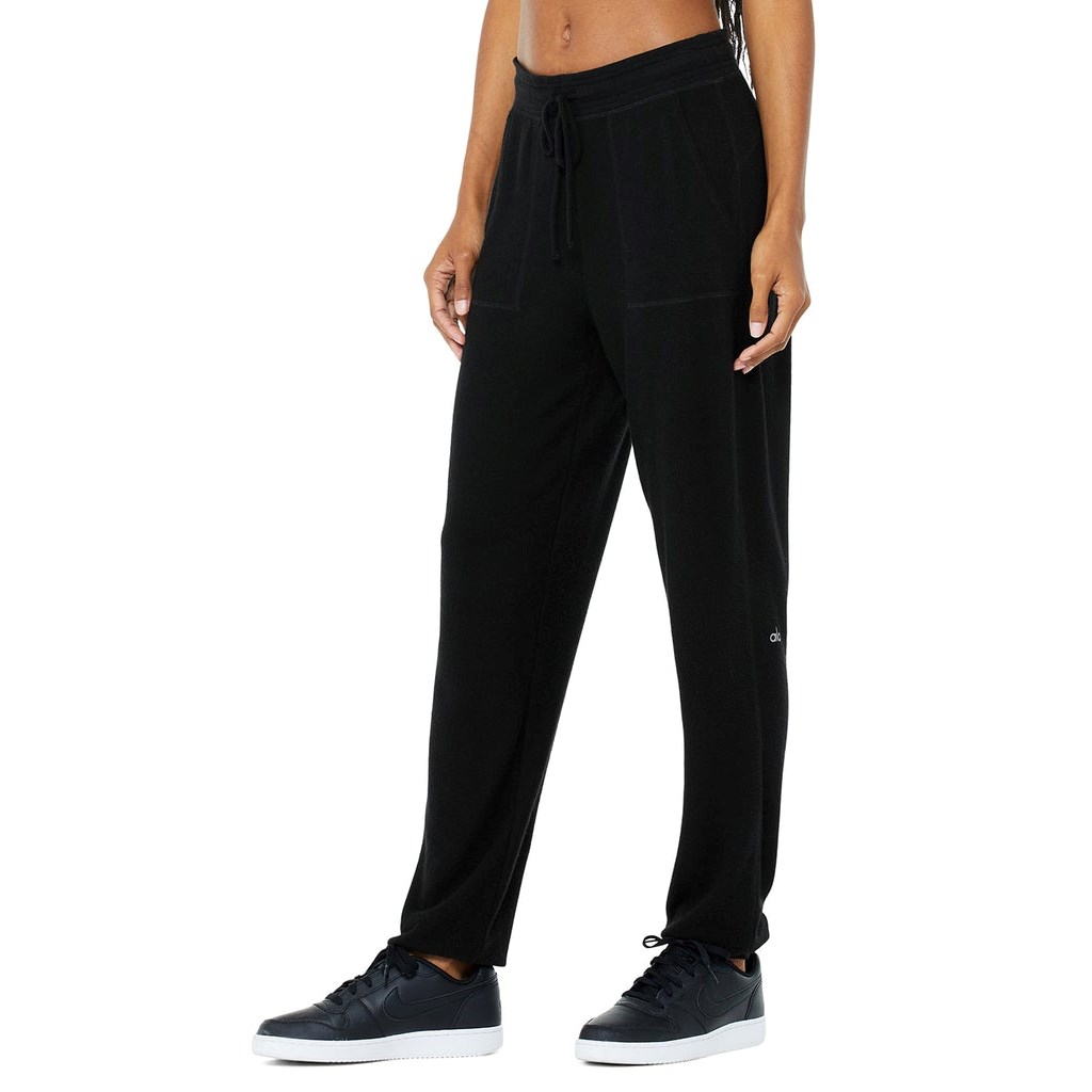 Pantalones Deportivos Alo Yoga Soho Mujer Negros | EVZB41962