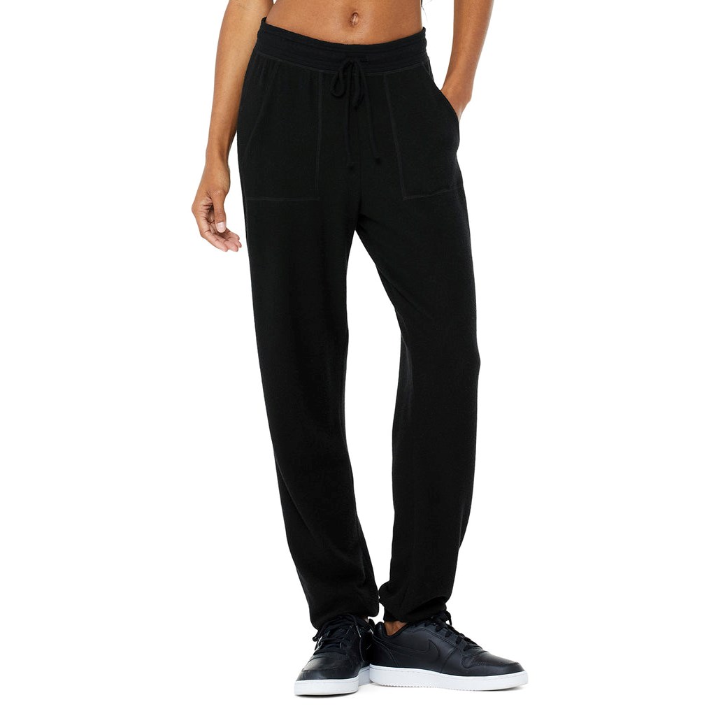 Pantalones Deportivos Alo Yoga Soho Mujer Negros | EVZB41962