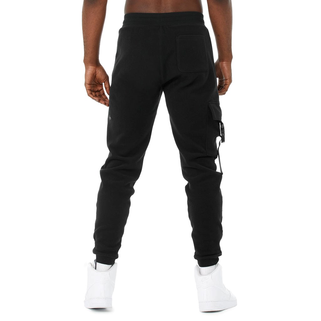Pantalones Deportivos Alo Yoga Streetside Hombre Negros | XGTF86017