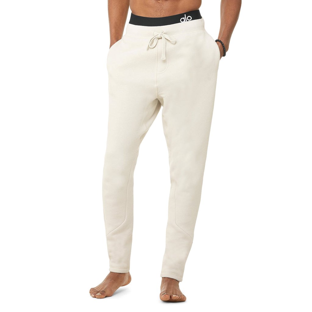 Pantalones Deportivos Alo Yoga The Triumph Hombre Beige | LYCT05274